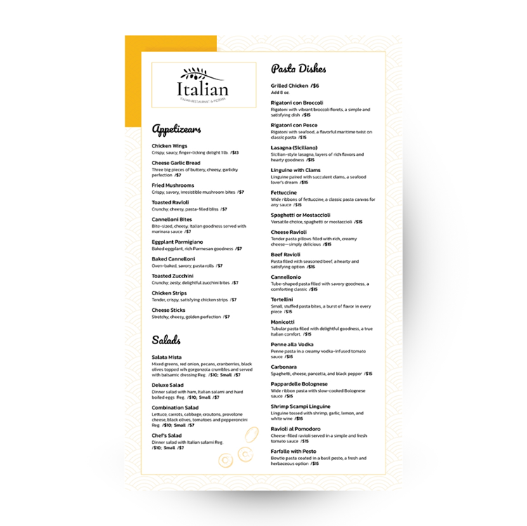 Show details for Pasta Dorata