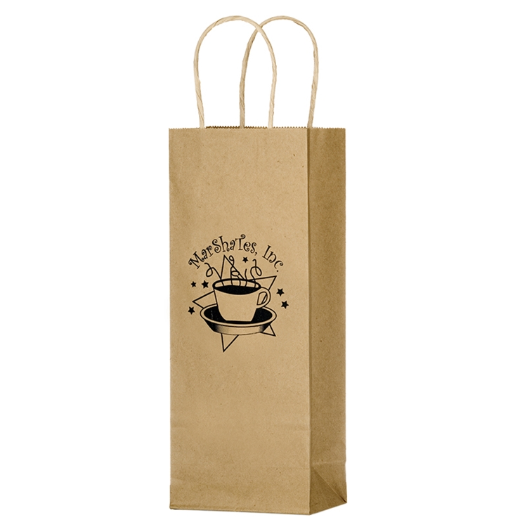Show details for Single Wine Take Out Bags (5.5x3.25x12.5)