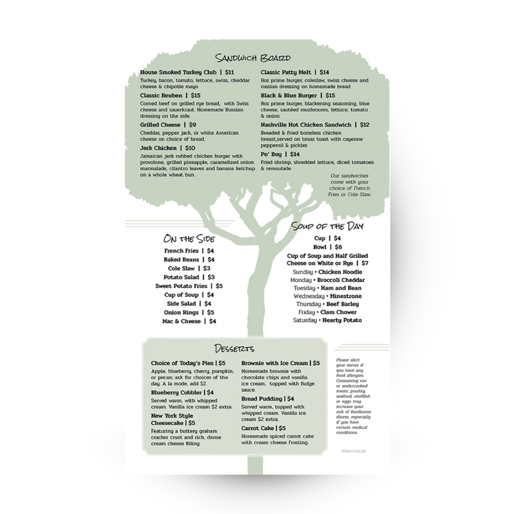 Show details for Old Oak Café - Design Online