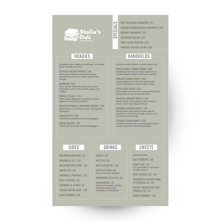 Show details for Town Square Deli - Design Online