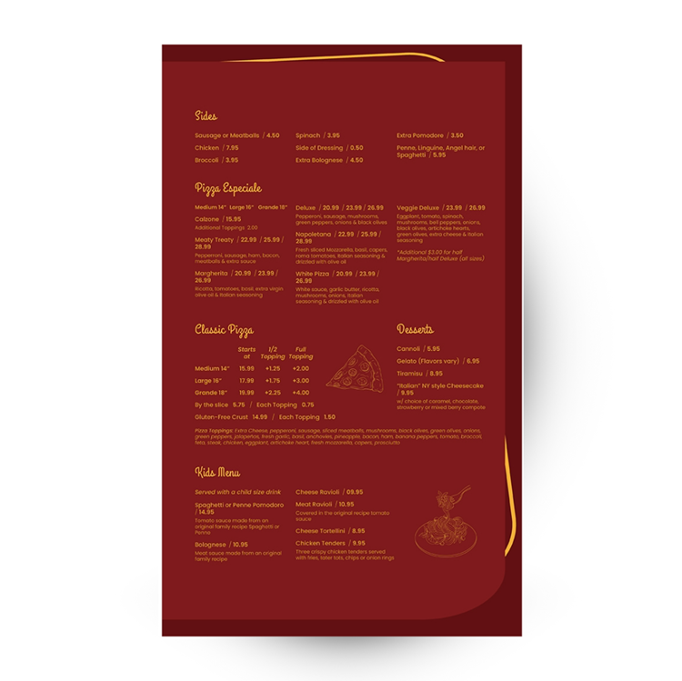 Show details for Pizza Paradiso - Design Online