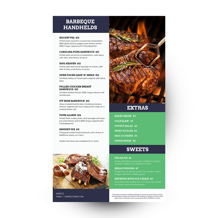 Show details for Chopping Block - Green/Navy