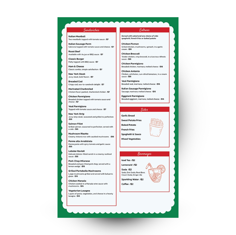 Show details for Bella Cucina - Green/Red